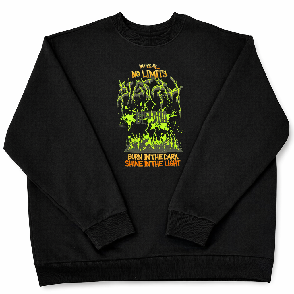 No limits Black Sweatshirt - BigFada  edition