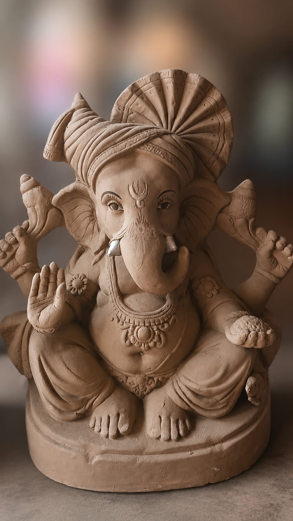 17 inches Shankh-Gada Ganesha