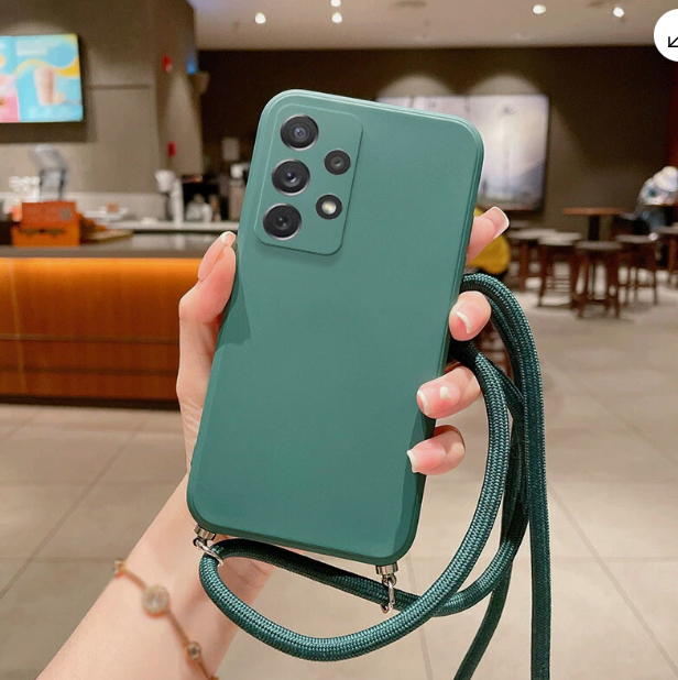 Mobile phone case with strap