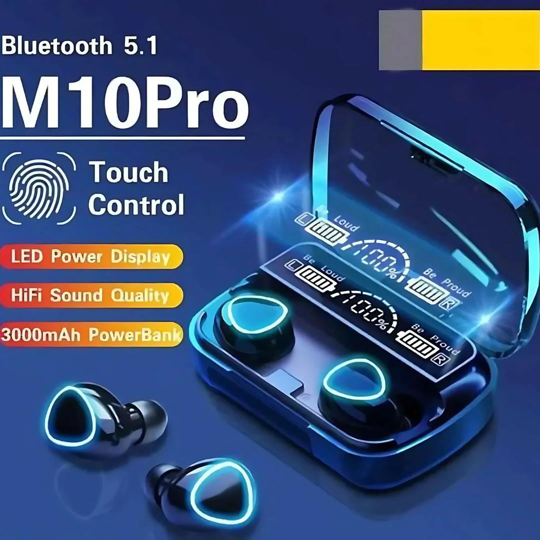 M10 earbuds with mic