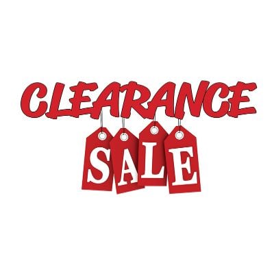 Clearance Sale - Limited Stock