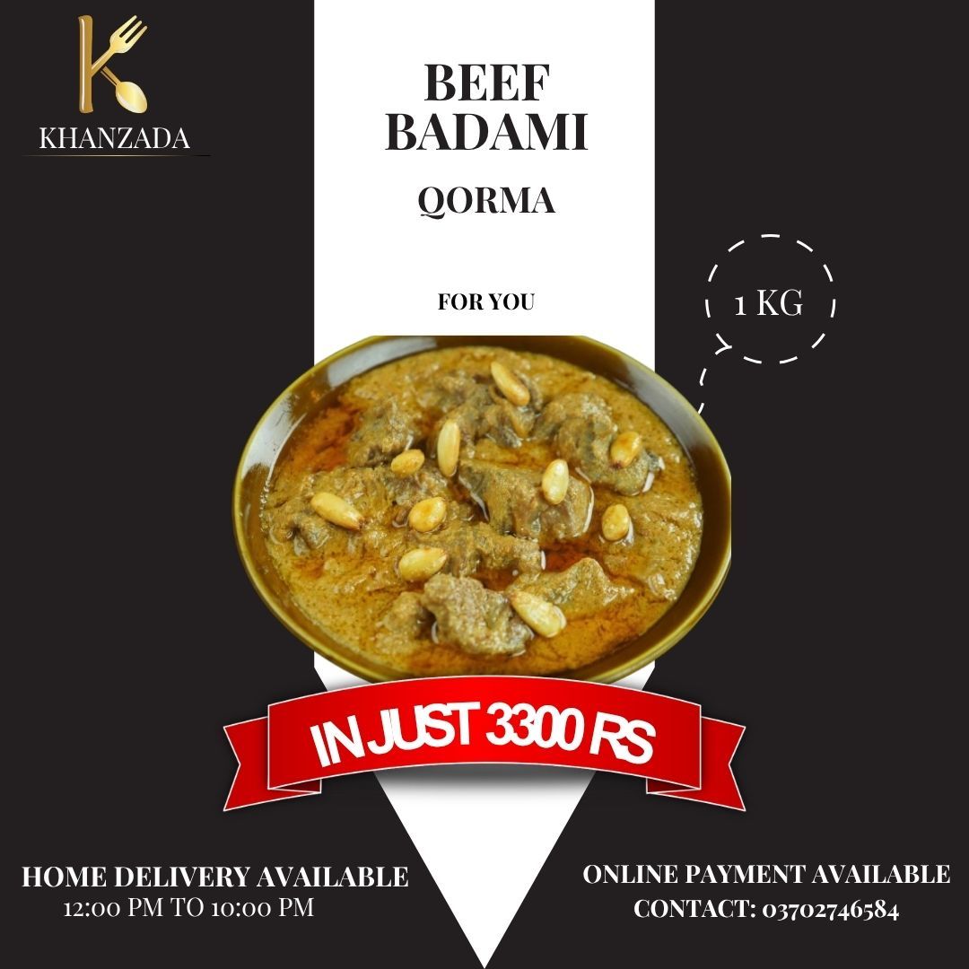 BEEF BADAMI QORMA 1 KG