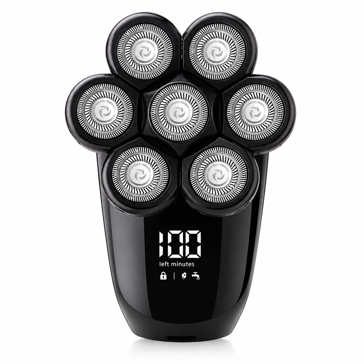 Rasoir Électrique 7 Têtes Rechargeable – Écran LED