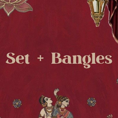 Set + Bangles Combo