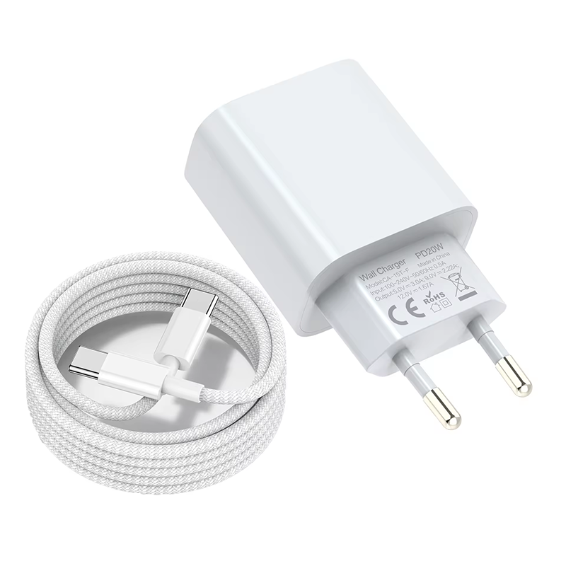 Chargeur Rapide USB C et Câble PD 20W